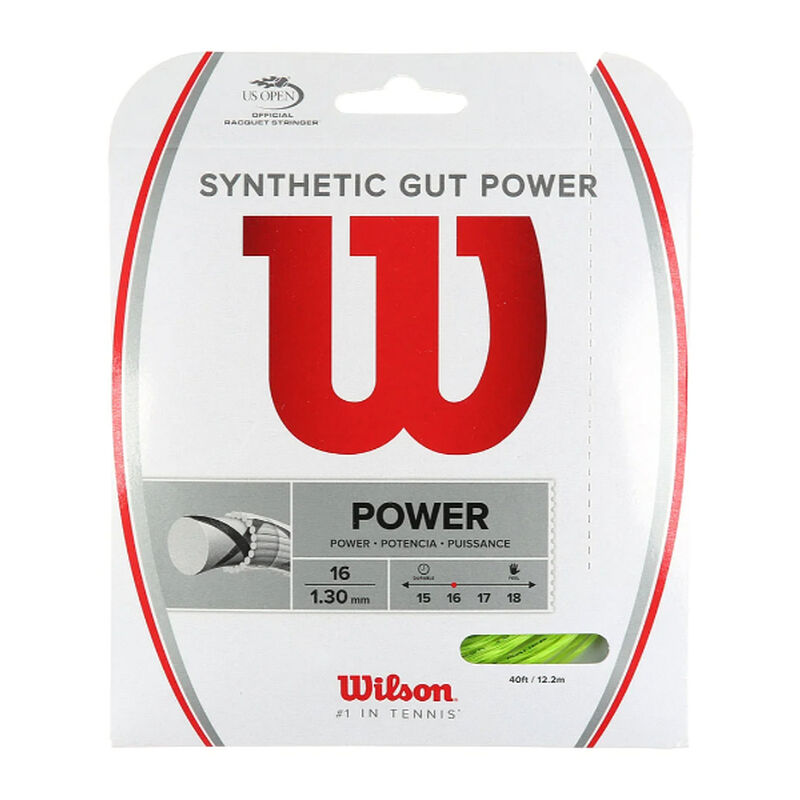 Wilson Synthetic Gut Power 16 Tennis String image number 0